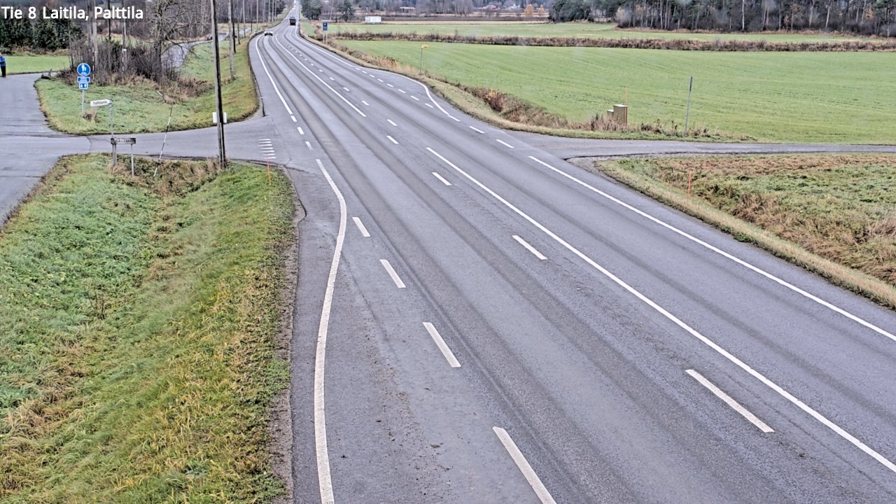 Kelikamerat Kuva Tie 8 Laitila, Palttila, Laitila, Varsinais-Suomi