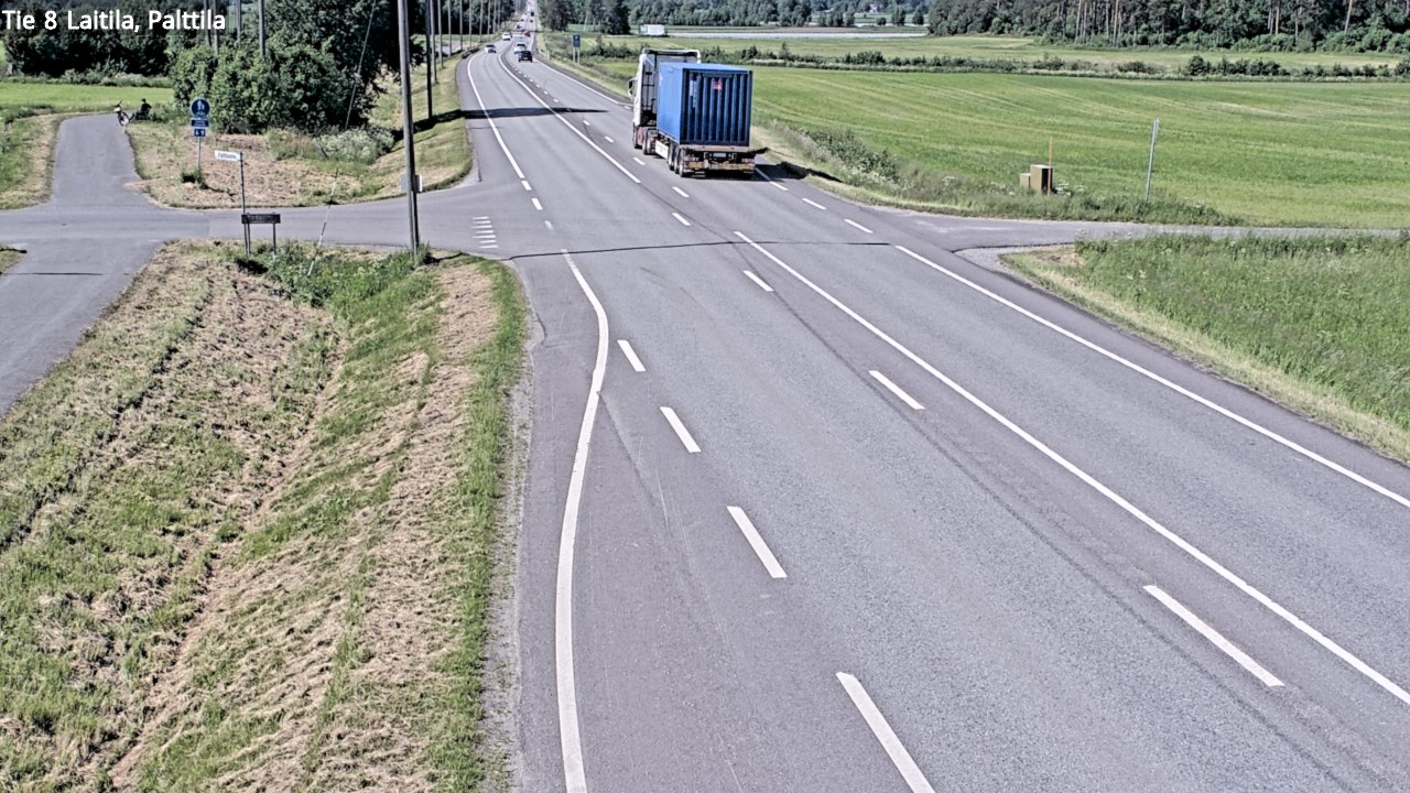 Kelikamerat Kuva Tie 8 Laitila, Palttila, Laitila, Varsinais-Suomi