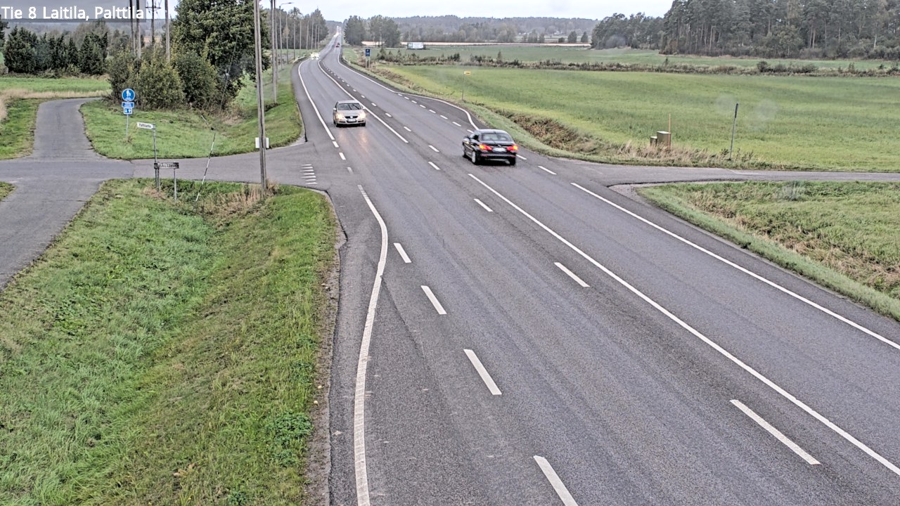 Weather Camera Image Road 8 Laitila, Palttila, Laitila, Varsinais-Suomi