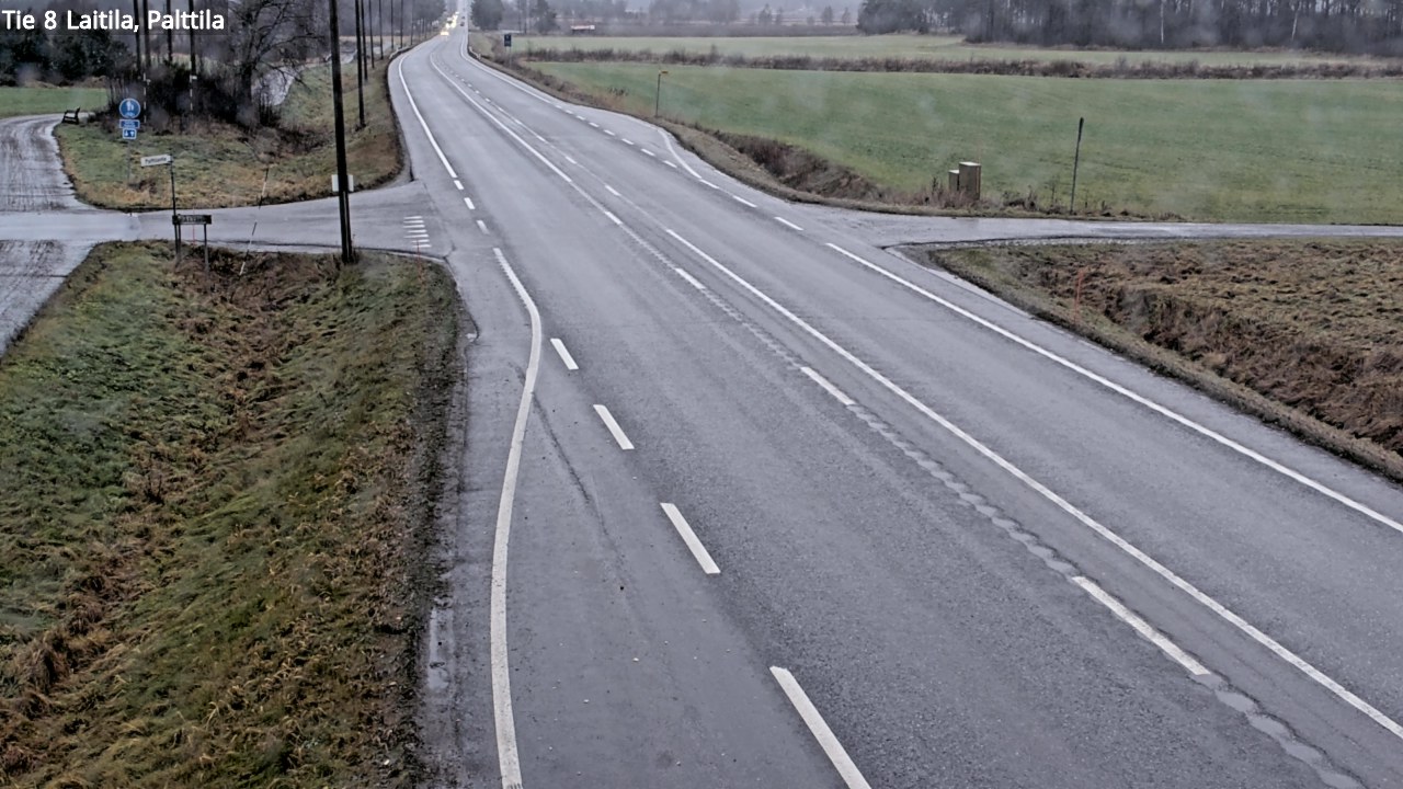 Weather Camera Image Road 8 Laitila, Palttila, Laitila, Varsinais-Suomi