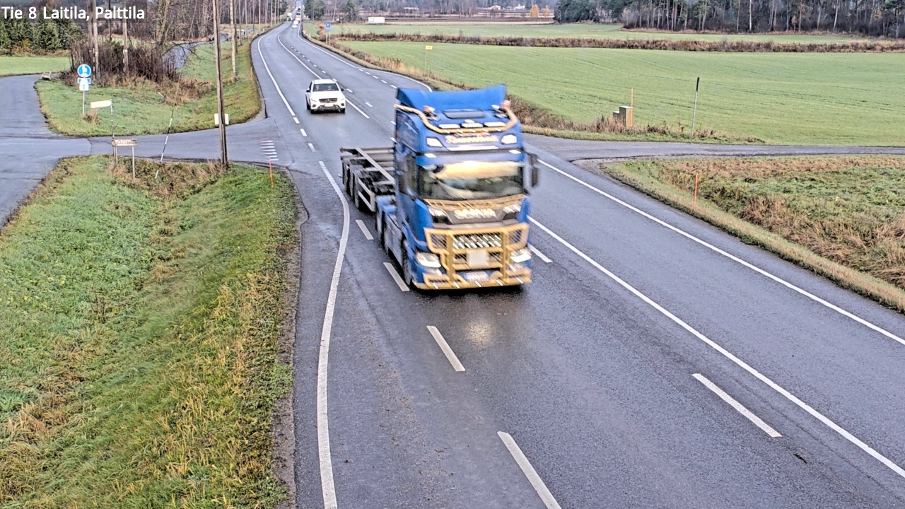 Kelikamerat Kuva Tie 8 Laitila, Palttila, Laitila, Varsinais-Suomi