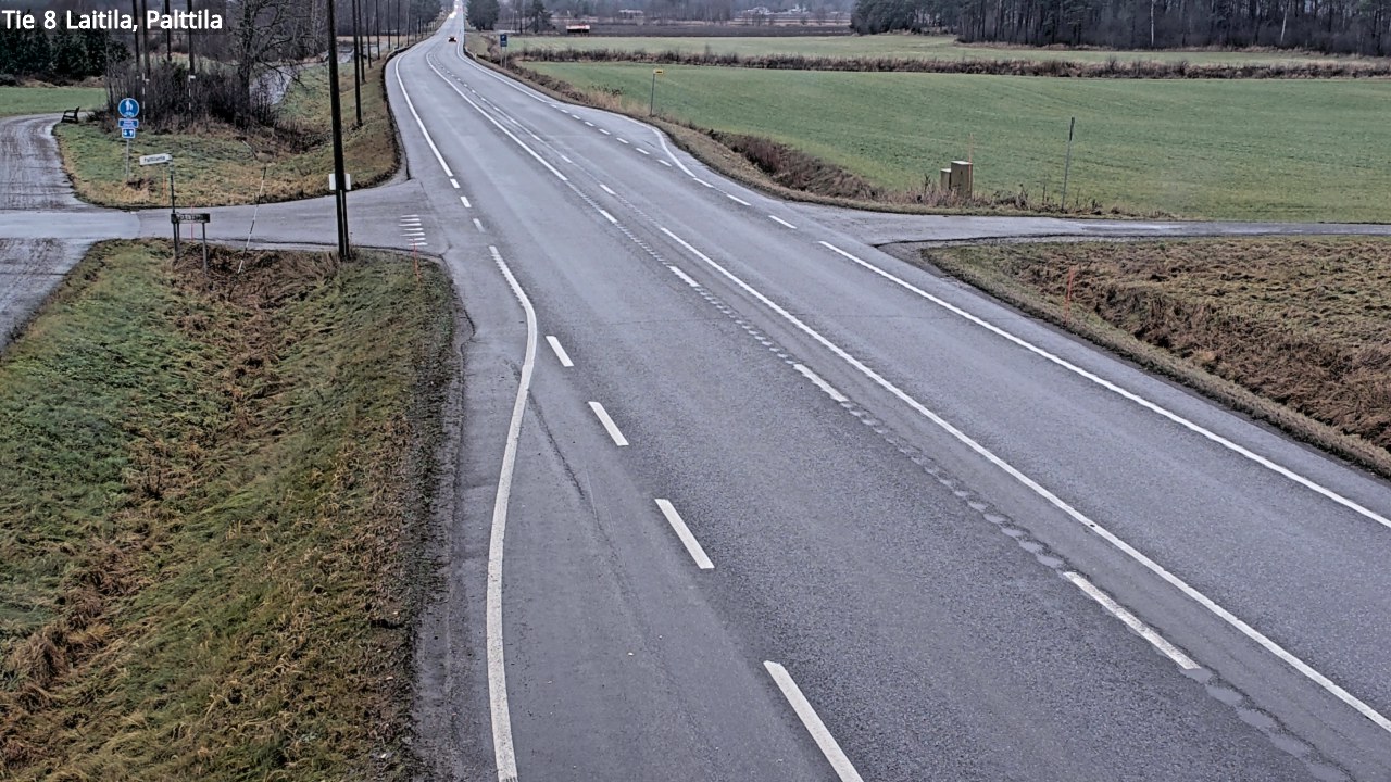 Weather Camera Image Väg 8 Laitila, Palttila, Laitila, Varsinais-Suomi