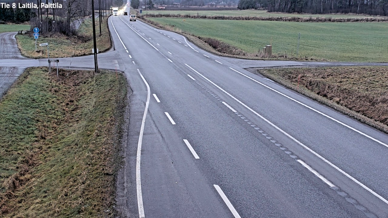 Weather Camera Image Road 8 Laitila, Palttila, Laitila, Varsinais-Suomi