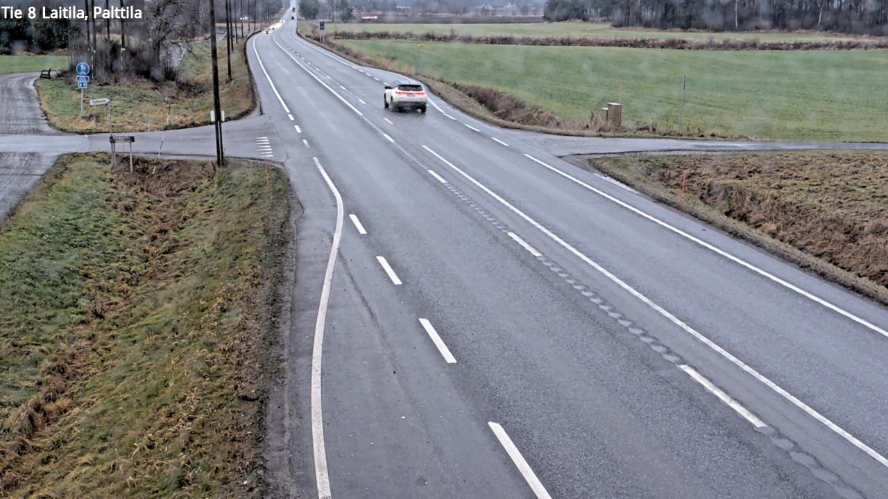 Weather Camera Image Road 8 Laitila, Palttila, Laitila, Varsinais-Suomi