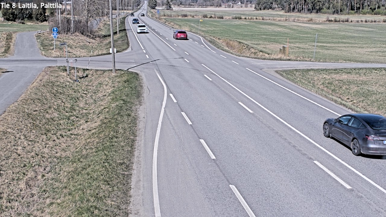 Kelikamerat Kuva Tie 8 Laitila, Palttila, Laitila, Varsinais-Suomi