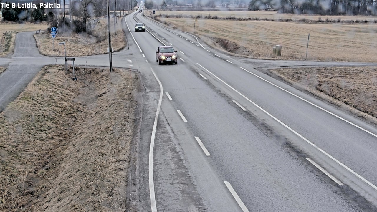 Weather Camera Image Road 8 Laitila, Palttila, Laitila, Varsinais-Suomi