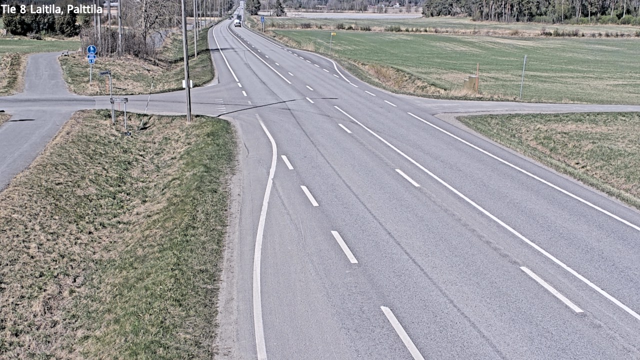 Weather Camera Image Väg 8 Laitila, Palttila, Laitila, Varsinais-Suomi
