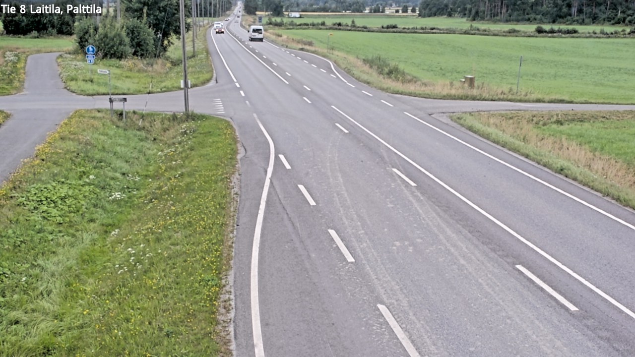 Weather Camera Image Road 8 Laitila, Palttila, Laitila, Varsinais-Suomi