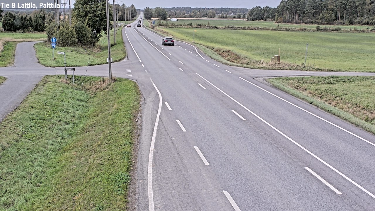 Weather Camera Image Road 8 Laitila, Palttila, Laitila, Varsinais-Suomi