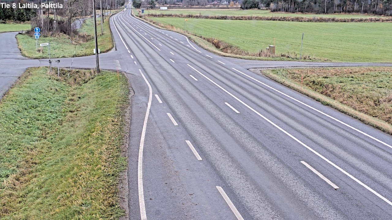 Kelikamerat Kuva Tie 8 Laitila, Palttila, Laitila, Varsinais-Suomi