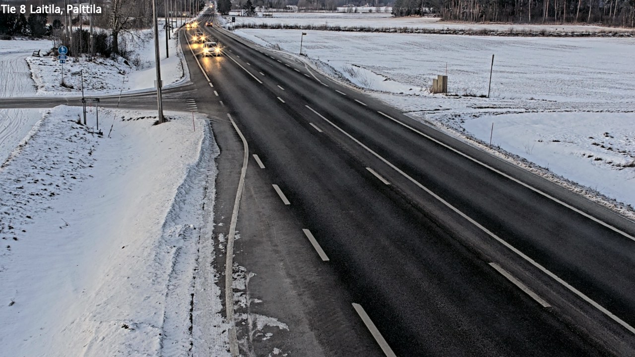 Weather Camera Image Väg 8 Laitila, Palttila, Laitila, Varsinais-Suomi