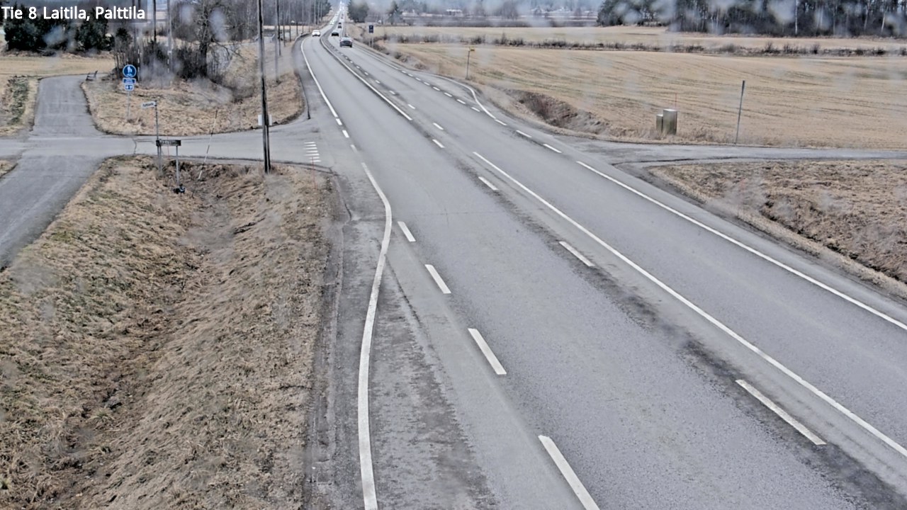 Weather Camera Image Väg 8 Laitila, Palttila, Laitila, Varsinais-Suomi