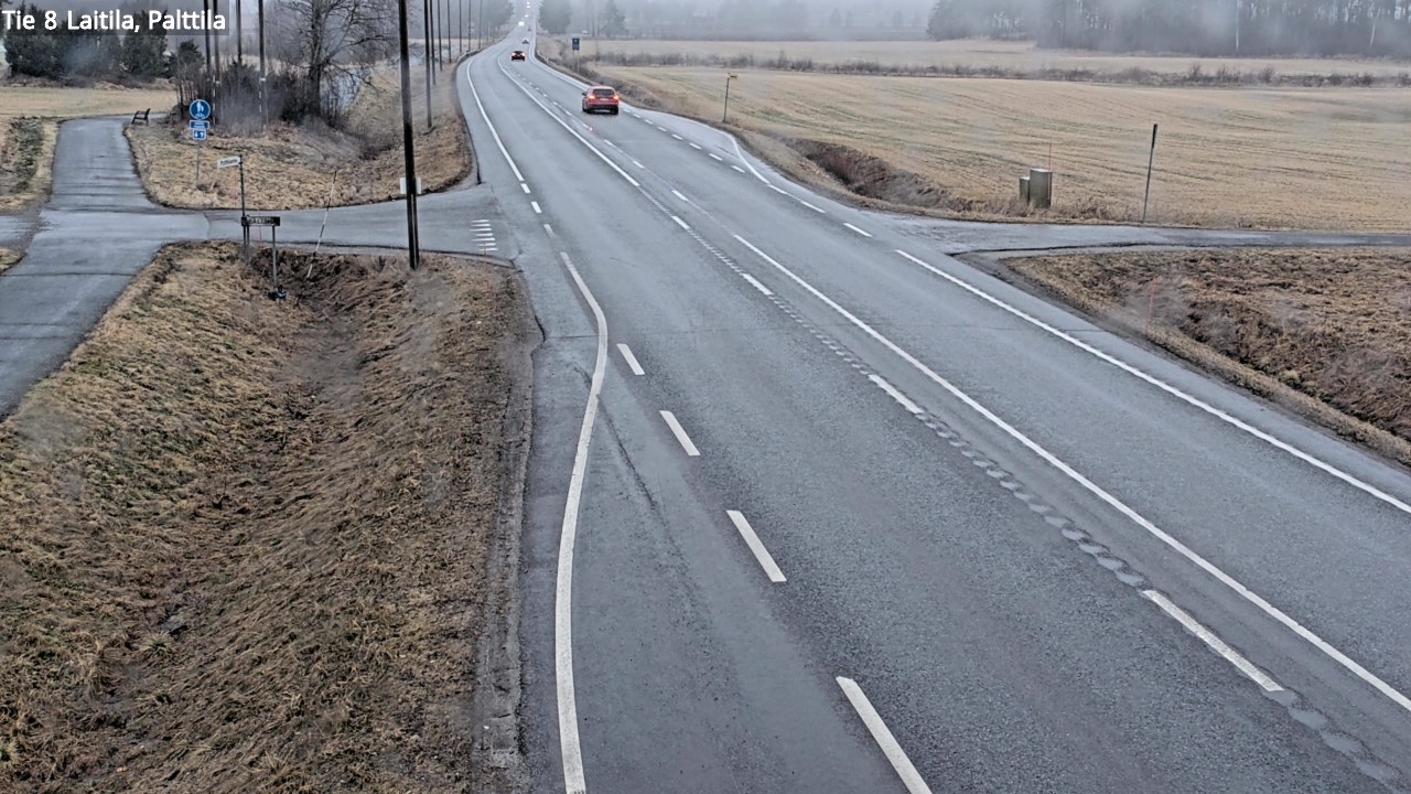 Kelikamerat Kuva Tie 8 Laitila, Palttila, Laitila, Varsinais-Suomi