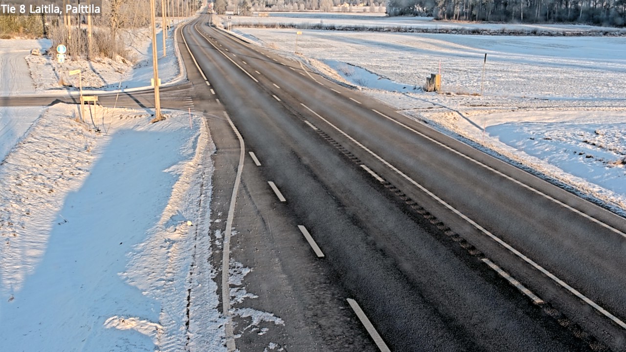 Weather Camera Image Väg 8 Laitila, Palttila, Laitila, Varsinais-Suomi