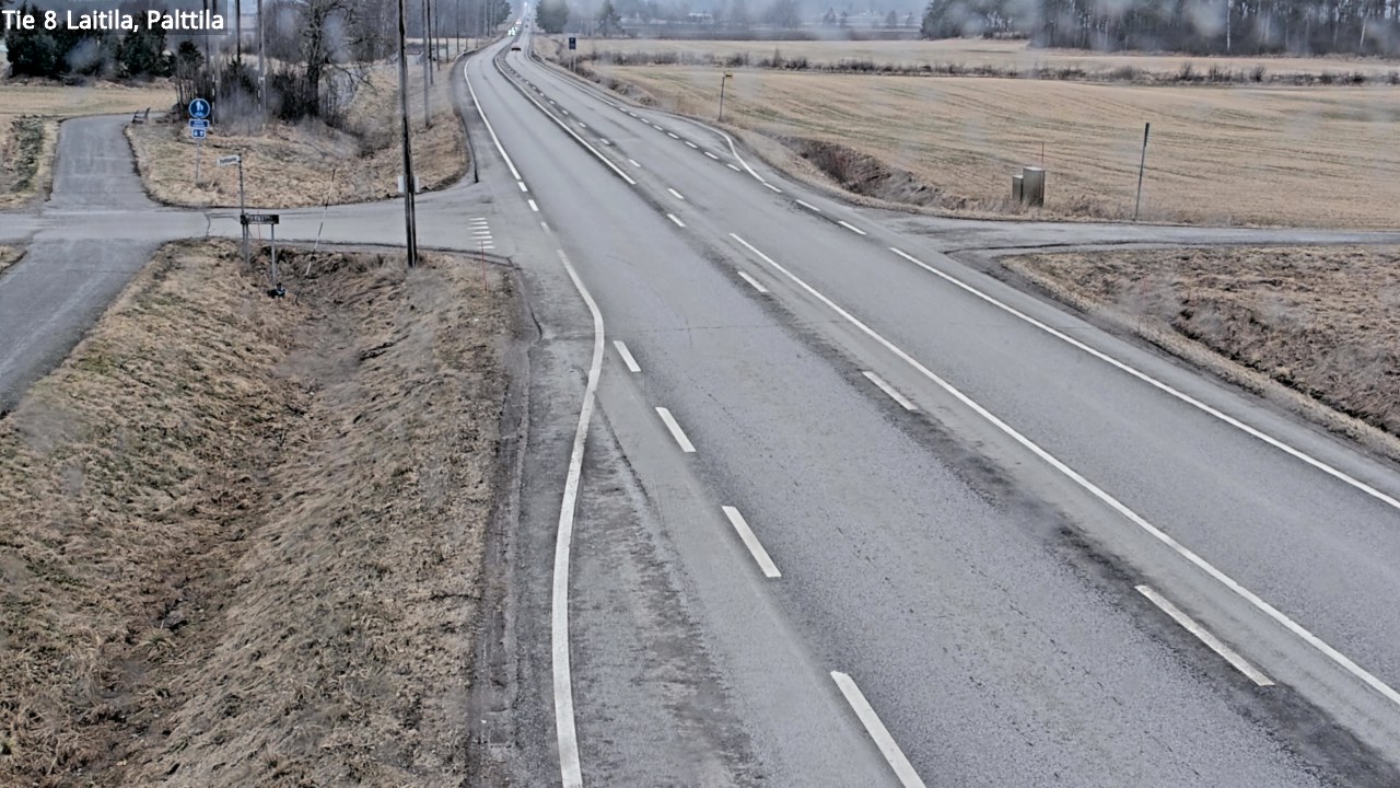 Weather Camera Image Road 8 Laitila, Palttila, Laitila, Varsinais-Suomi