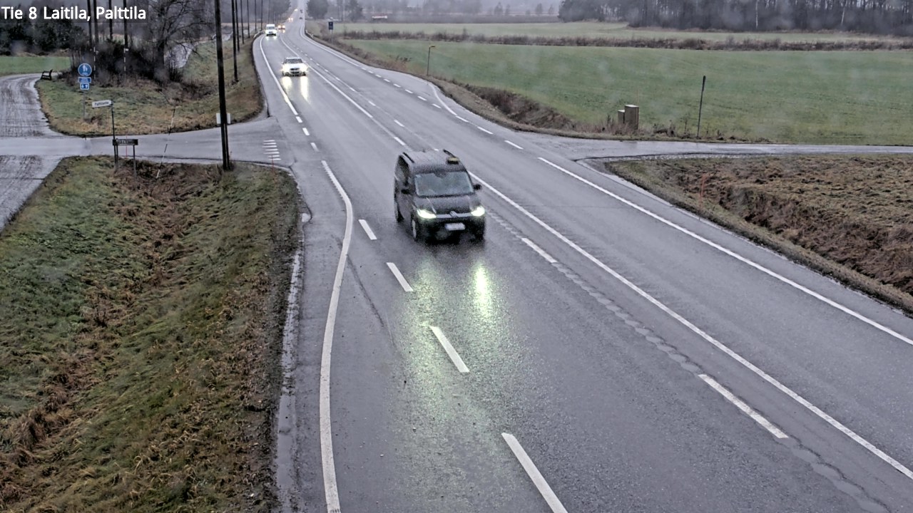 Weather Camera Image Road 8 Laitila, Palttila, Laitila, Varsinais-Suomi