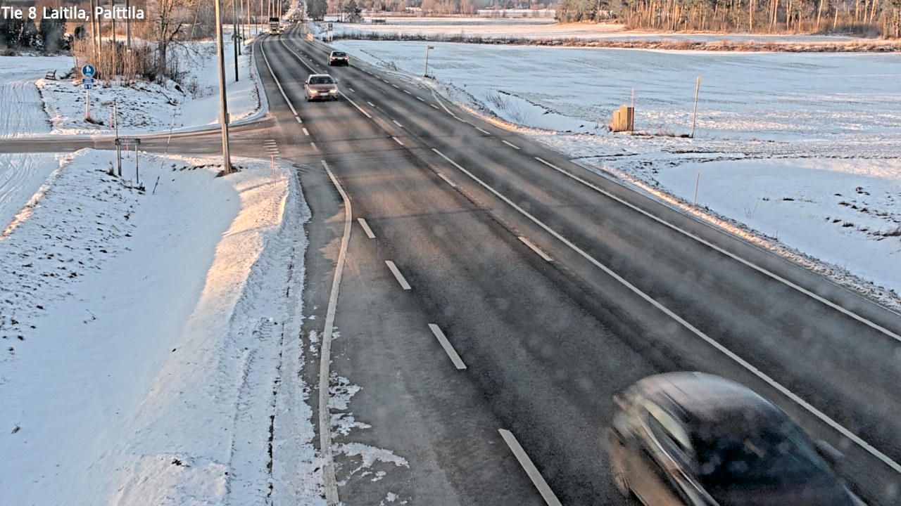 Weather Camera Image Väg 8 Laitila, Palttila, Laitila, Varsinais-Suomi
