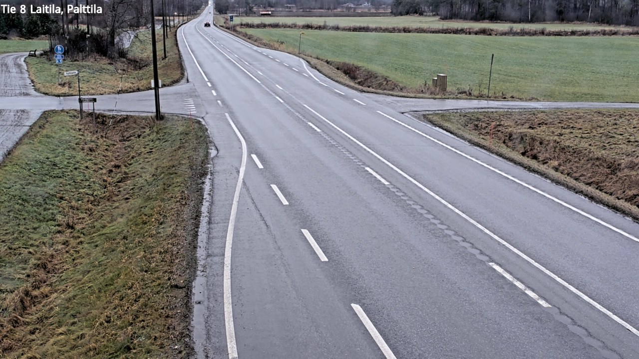 Weather Camera Image Väg 8 Laitila, Palttila, Laitila, Varsinais-Suomi