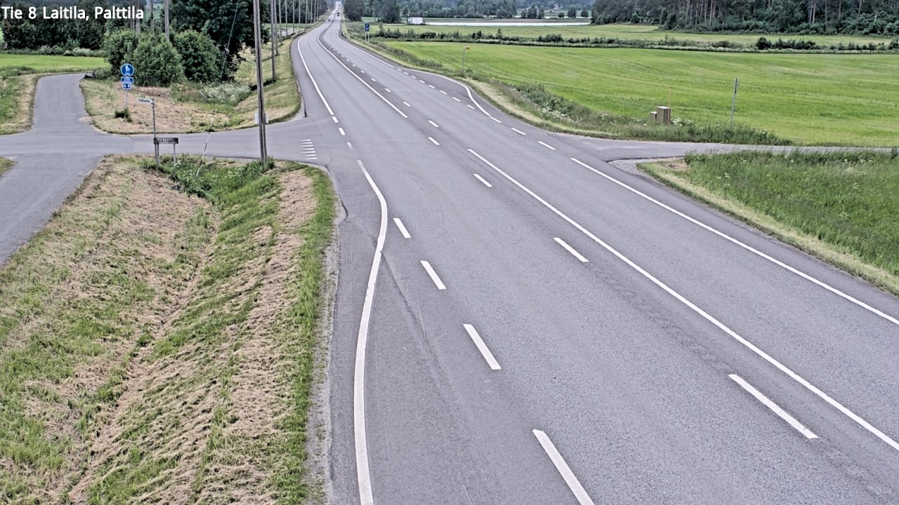 Kelikamerat Kuva Tie 8 Laitila, Palttila, Laitila, Varsinais-Suomi