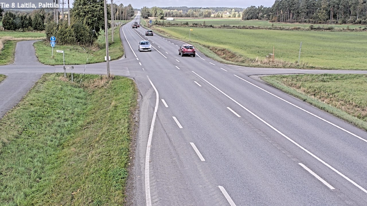 Weather Camera Image Road 8 Laitila, Palttila, Laitila, Varsinais-Suomi
