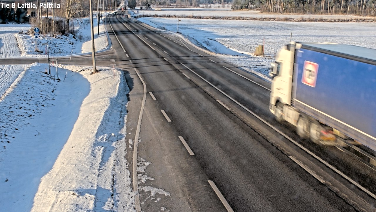 Weather Camera Image Väg 8 Laitila, Palttila, Laitila, Varsinais-Suomi