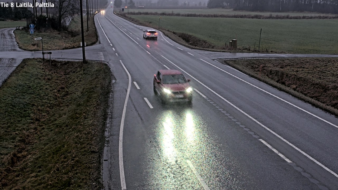 Weather Camera Image Road 8 Laitila, Palttila, Laitila, Varsinais-Suomi