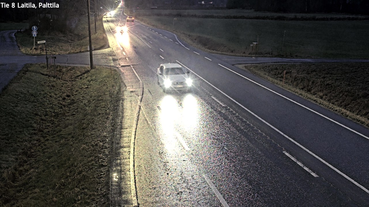 Weather Camera Image Väg 8 Laitila, Palttila, Laitila, Varsinais-Suomi