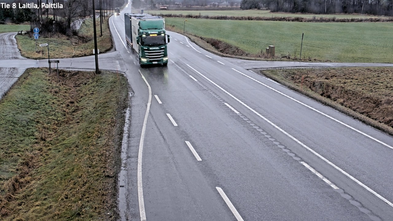 Weather Camera Image Väg 8 Laitila, Palttila, Laitila, Varsinais-Suomi