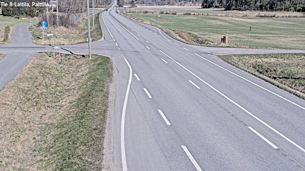 Kelikamerat Kuva Tie 8 Laitila, Palttila, Laitila, Varsinais-Suomi