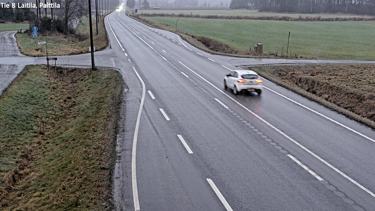 Weather Camera Image Road 8 Laitila, Palttila, Laitila, Varsinais-Suomi