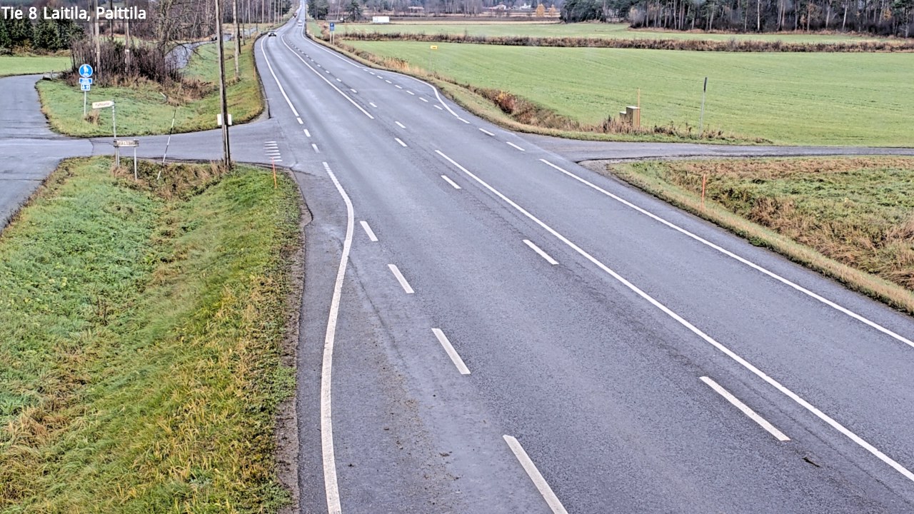 Kelikamerat Kuva Tie 8 Laitila, Palttila, Laitila, Varsinais-Suomi
