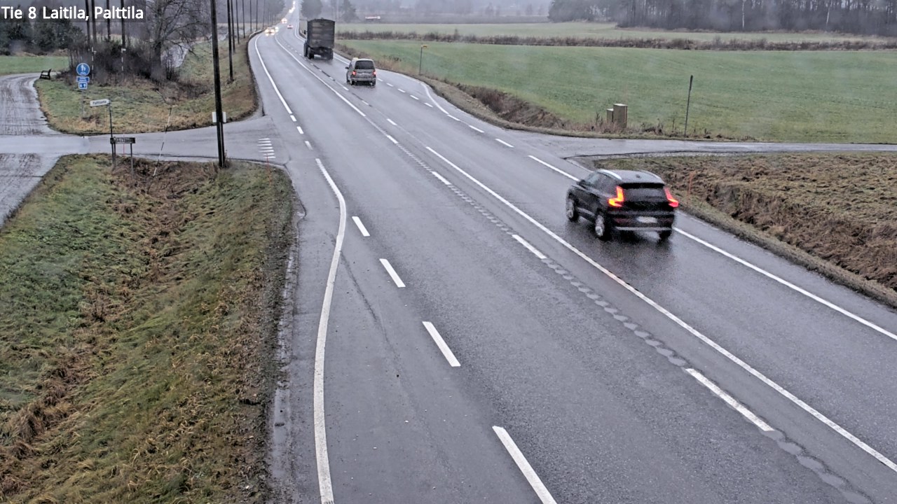 Weather Camera Image Road 8 Laitila, Palttila, Laitila, Varsinais-Suomi