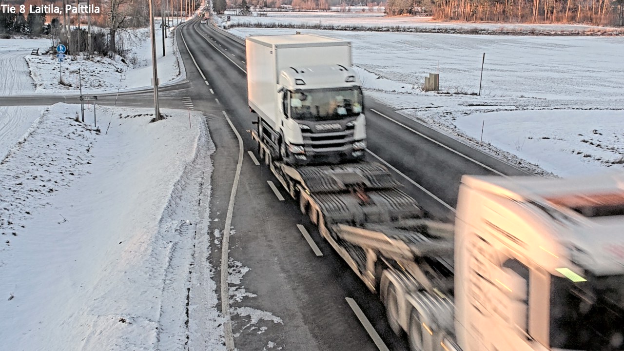 Weather Camera Image Väg 8 Laitila, Palttila, Laitila, Varsinais-Suomi