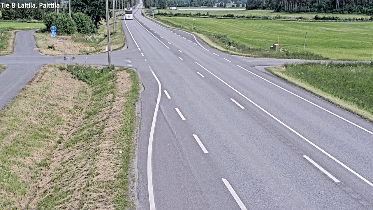Kelikamerat Kuva Tie 8 Laitila, Palttila, Laitila, Varsinais-Suomi