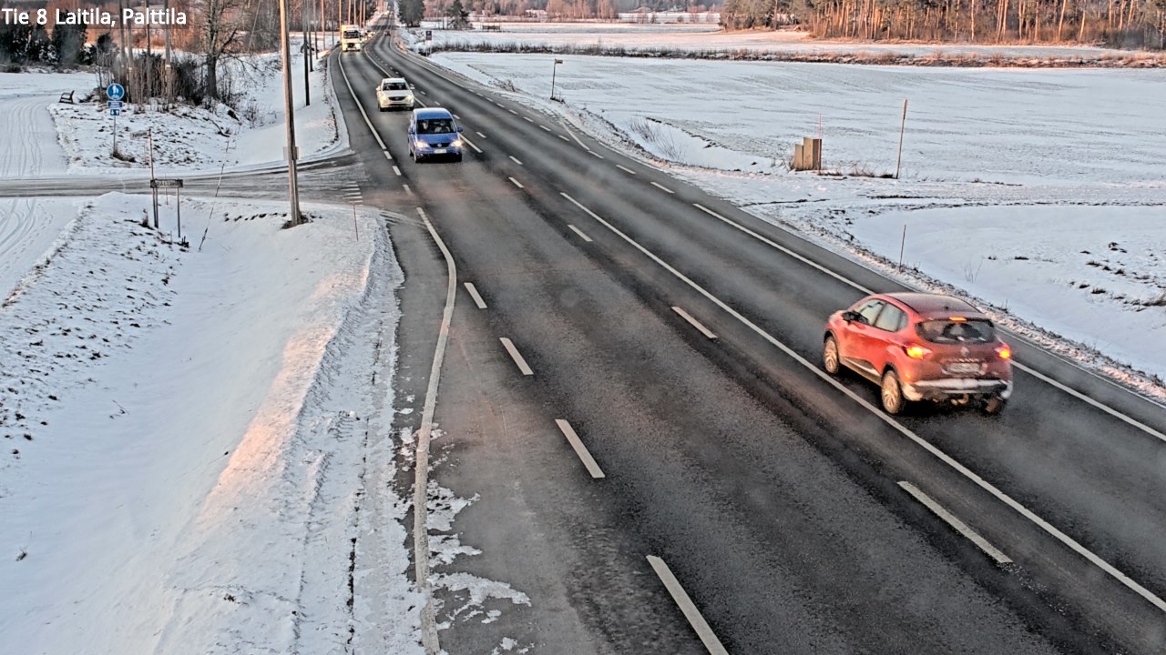 Kelikamerat Kuva Tie 8 Laitila, Palttila, Laitila, Varsinais-Suomi