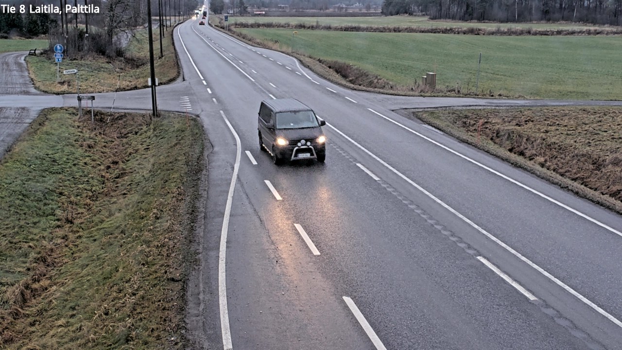 Weather Camera Image Road 8 Laitila, Palttila, Laitila, Varsinais-Suomi