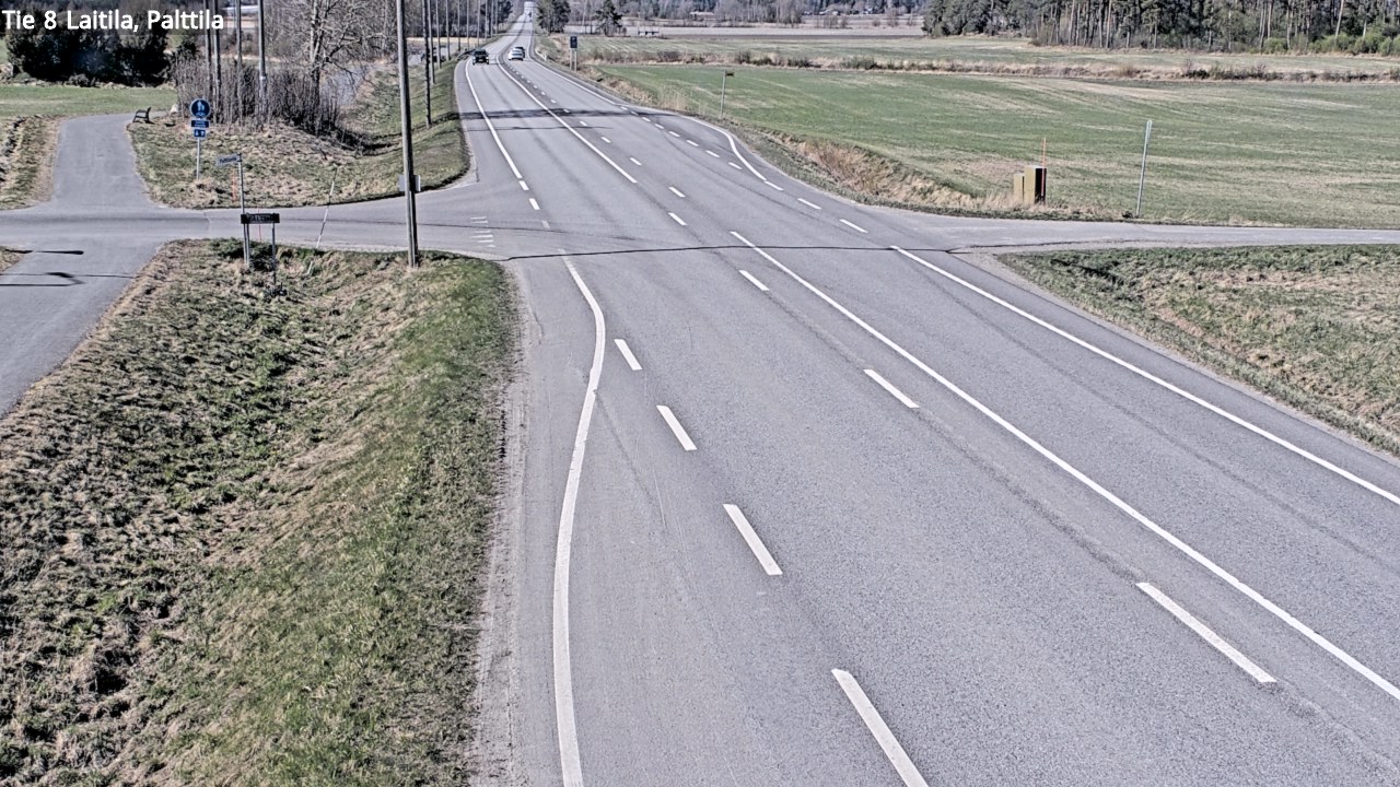 Kelikamerat Kuva Tie 8 Laitila, Palttila, Laitila, Varsinais-Suomi