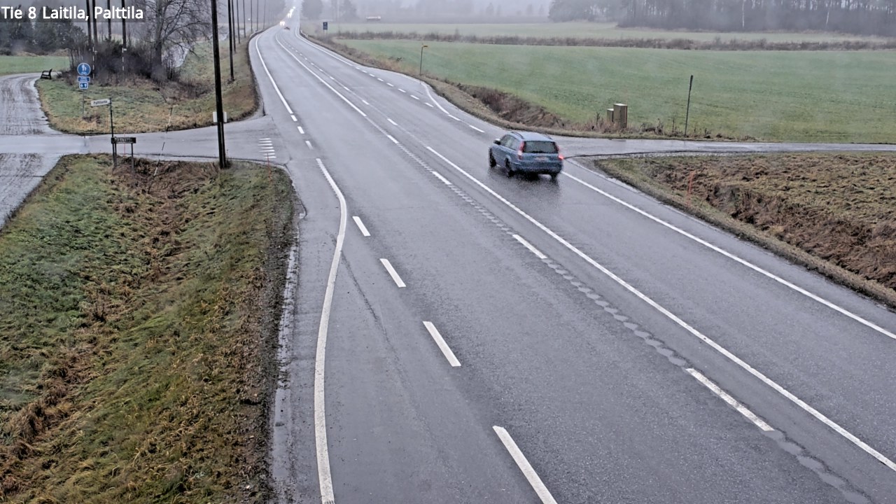 Weather Camera Image Väg 8 Laitila, Palttila, Laitila, Varsinais-Suomi