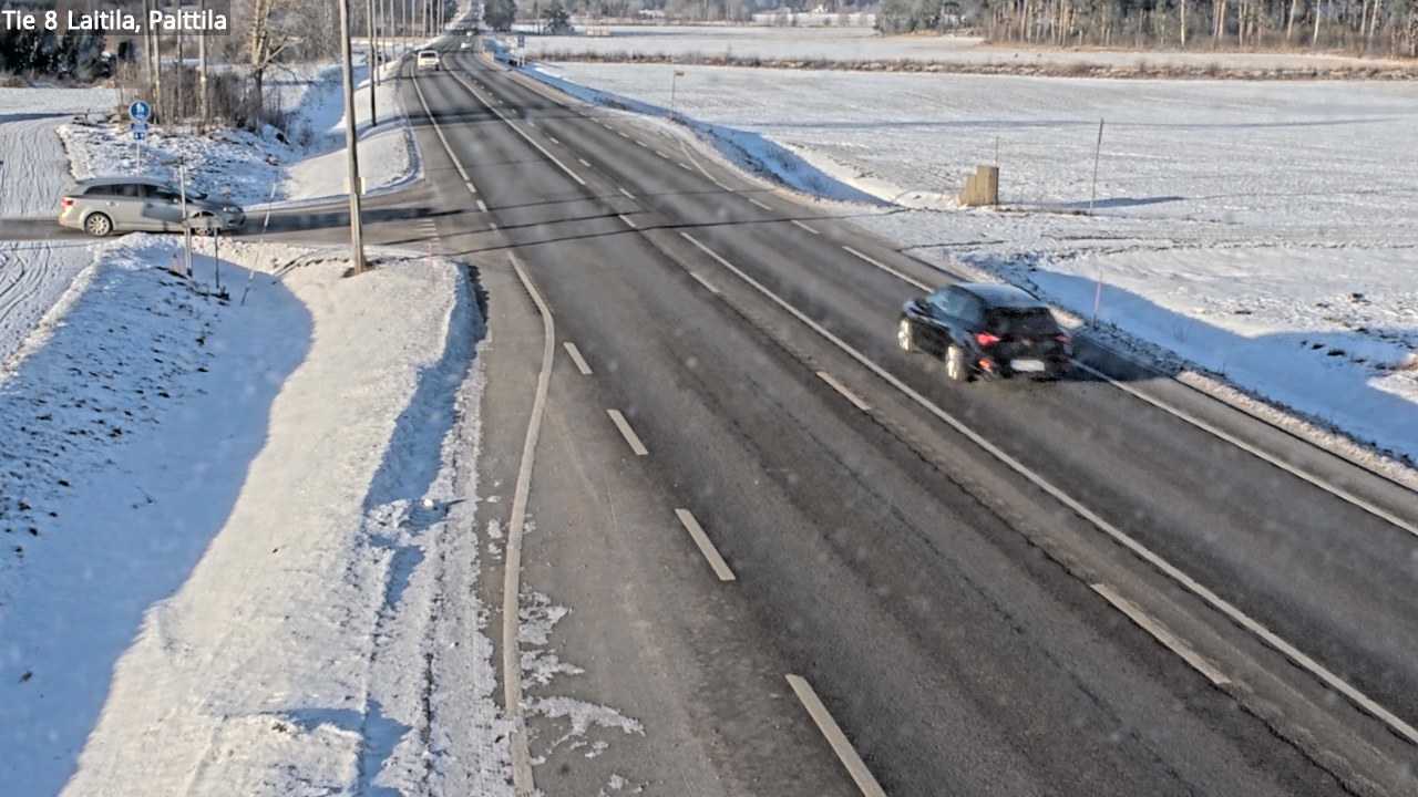 Weather Camera Image Väg 8 Laitila, Palttila, Laitila, Varsinais-Suomi