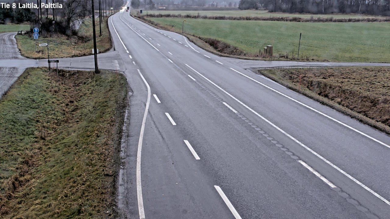 Weather Camera Image Road 8 Laitila, Palttila, Laitila, Varsinais-Suomi