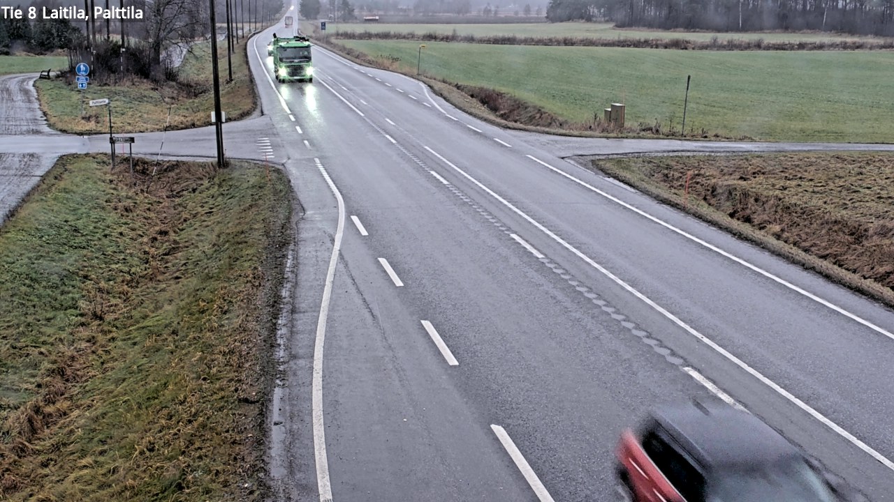 Weather Camera Image Väg 8 Laitila, Palttila, Laitila, Varsinais-Suomi