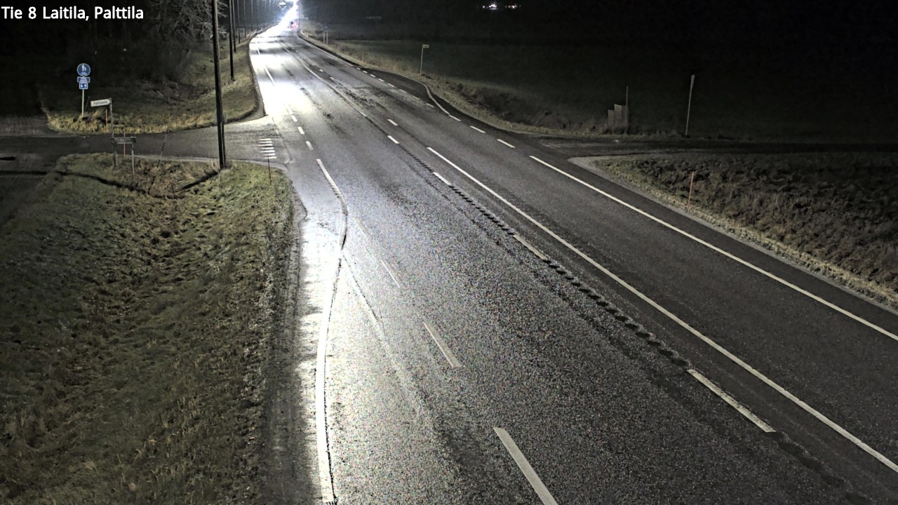 Weather Camera Image Väg 8 Laitila, Palttila, Laitila, Varsinais-Suomi