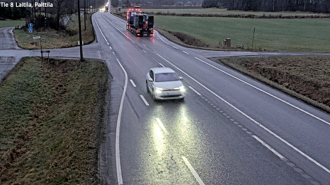 Weather Camera Image Väg 8 Laitila, Palttila, Laitila, Varsinais-Suomi