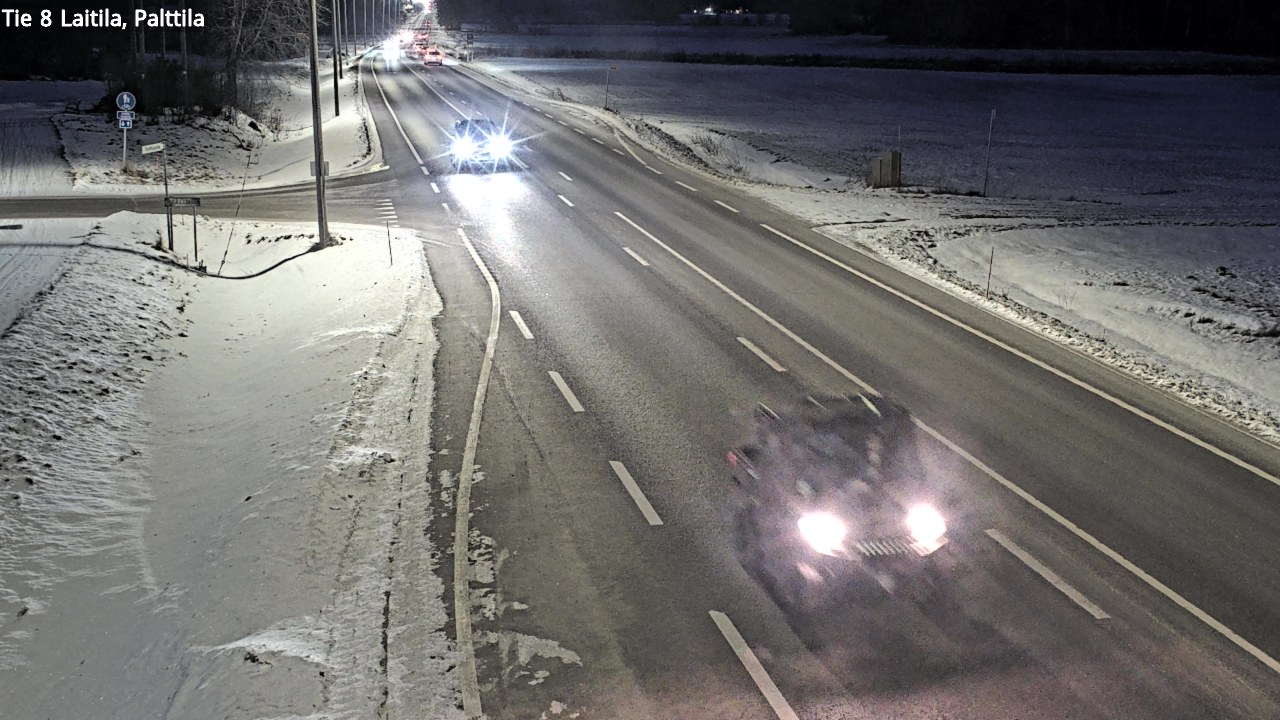 Weather Camera Image Väg 8 Laitila, Palttila, Laitila, Varsinais-Suomi