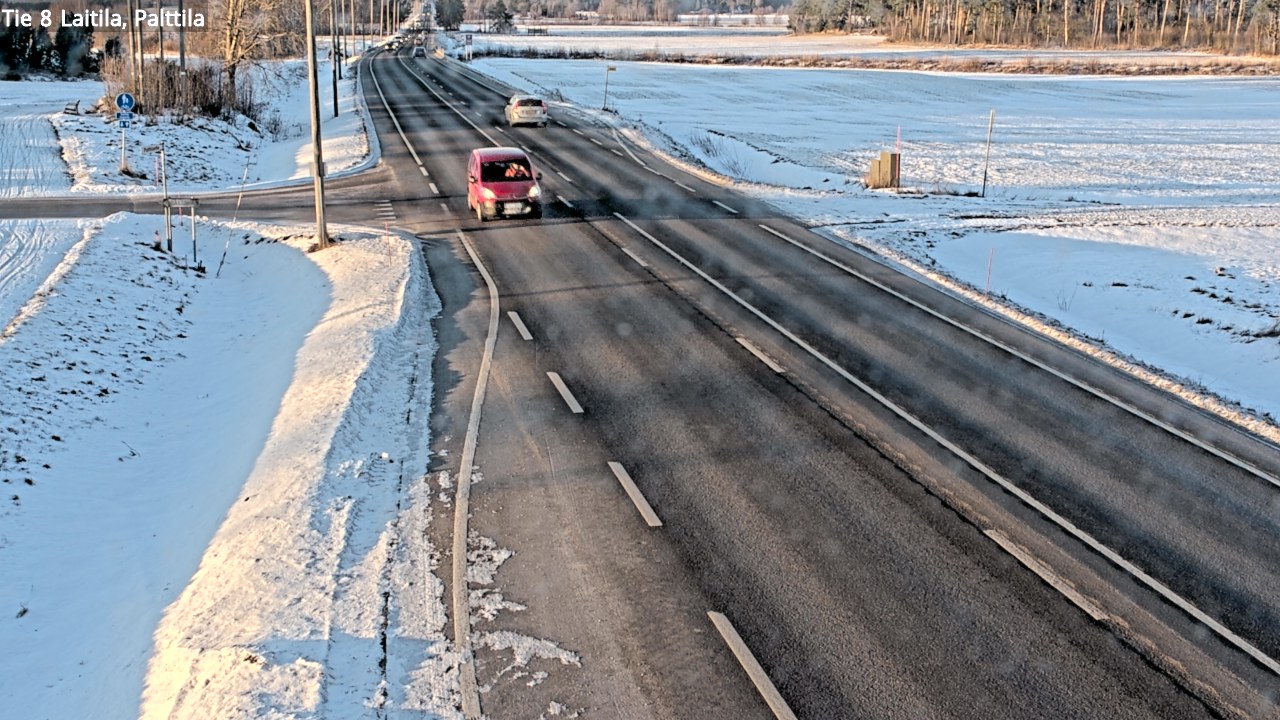 Weather Camera Image Väg 8 Laitila, Palttila, Laitila, Varsinais-Suomi