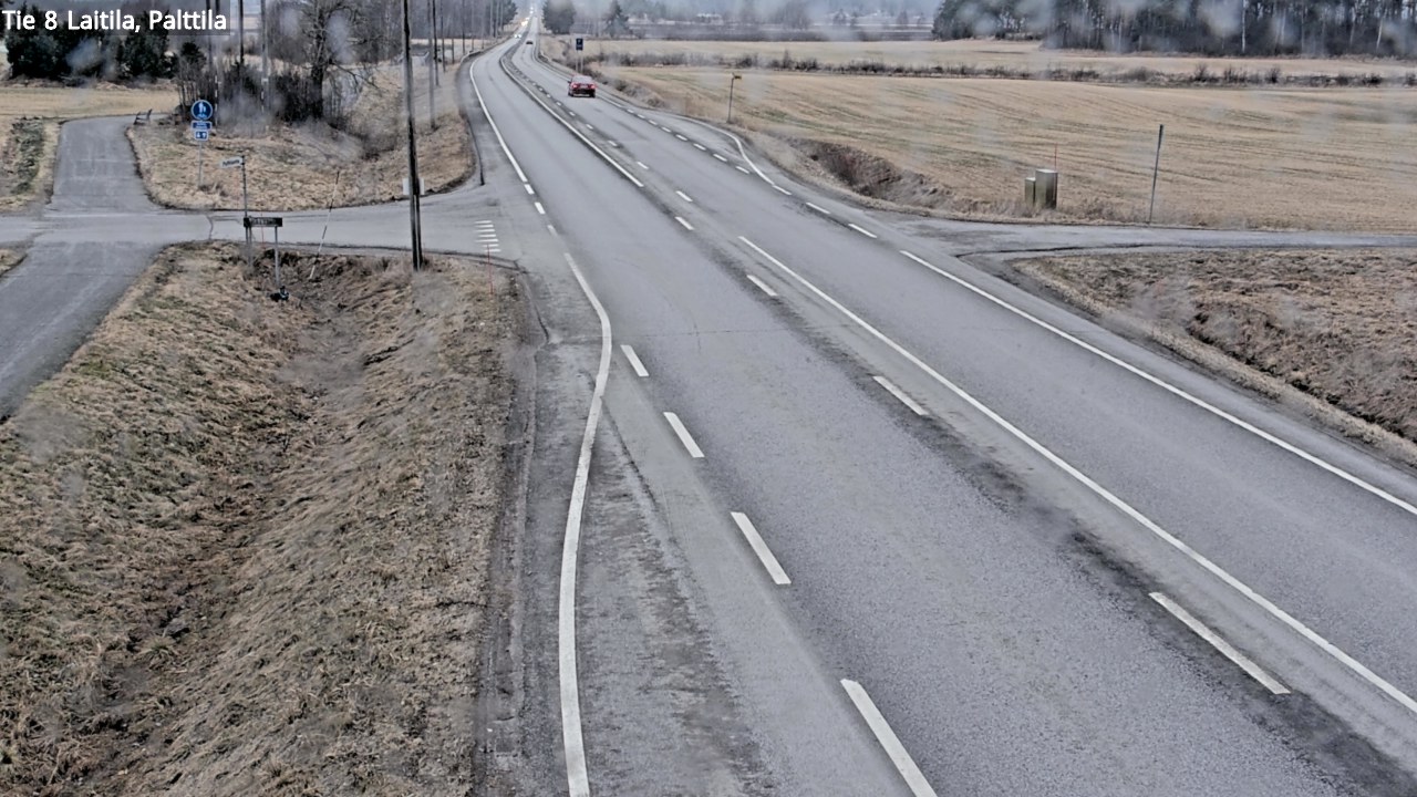 Weather Camera Image Väg 8 Laitila, Palttila, Laitila, Varsinais-Suomi