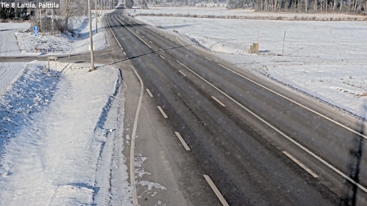 Kelikamerat Kuva Tie 8 Laitila, Palttila, Laitila, Varsinais-Suomi