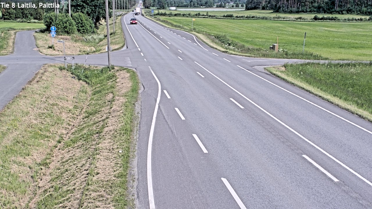 Kelikamerat Kuva Tie 8 Laitila, Palttila, Laitila, Varsinais-Suomi