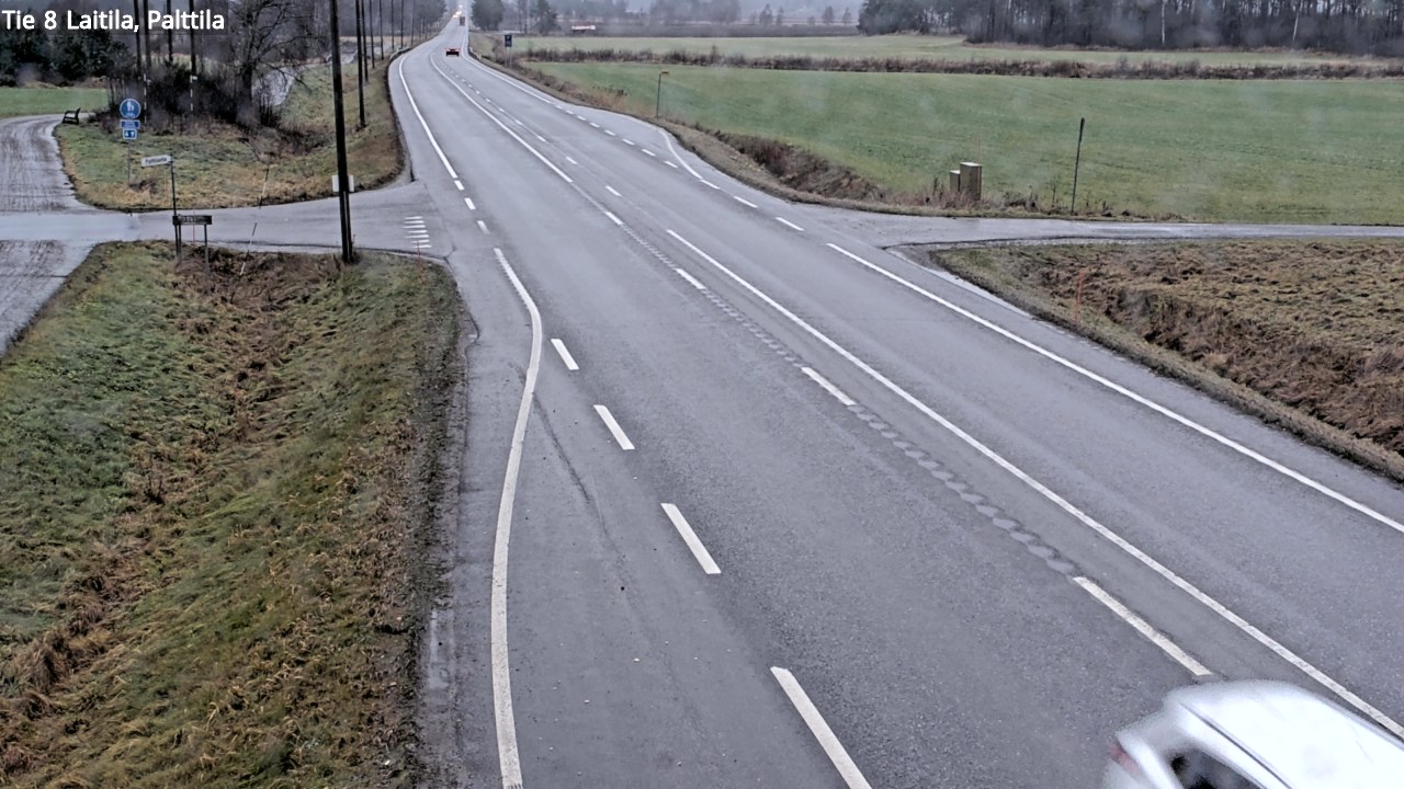 Weather Camera Image Road 8 Laitila, Palttila, Laitila, Varsinais-Suomi