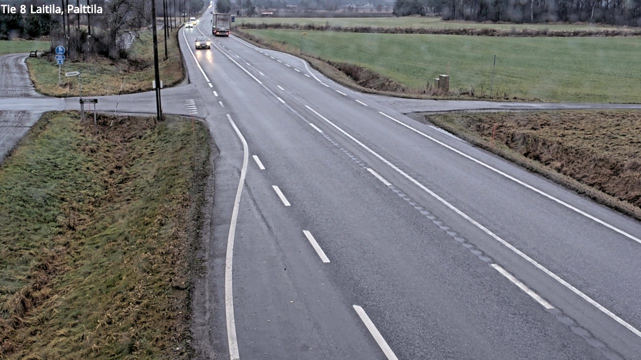 Weather Camera Image Road 8 Laitila, Palttila, Laitila, Varsinais-Suomi